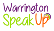 Warrington Speak Up logo